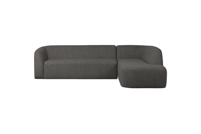 Mooli Soffa med Schäslong 3-sits - Grå/Svart - Möbler - Soffa - Divansoffa & schäslongsoffa - 3 sits soffa med divan
