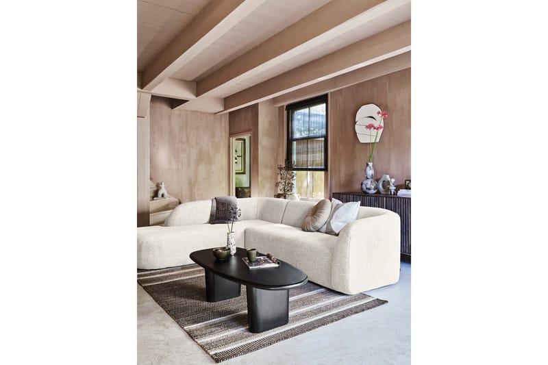 Mooli Soffa med Schäslong 3-sits - Pearl - Möbler - Soffa - Divansoffa & schäslongsoffa - 3 sits soffa med divan