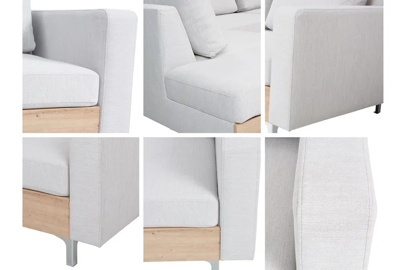 Oberting Soffa - Svart - Möbler - Soffa - Divansoffa & schäslongsoffa - 3 sits soffa med divan