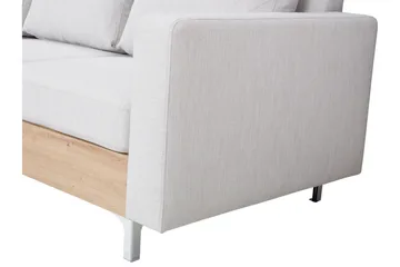Oberting Soffa - Svart - Möbler - Soffa - Divansoffa & schäslongsoffa - 3 sits soffa med divan