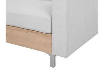 Oberting Soffa - Svart - Möbler - Soffa - Divansoffa & schäslongsoffa - 3 sits soffa med divan