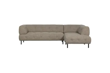 Ranta Soffa med Schäslong 3-sits - Brun - Möbler - Soffa - Divansoffa & schäslongsoffa - 3 sits soffa med divan