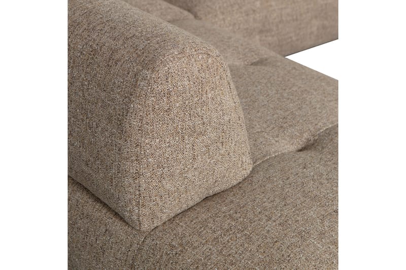 Ranta Soffa med Schäslong 3-sits - Brun - Möbler - Soffa - Divansoffa & schäslongsoffa - 3 sits soffa med divan