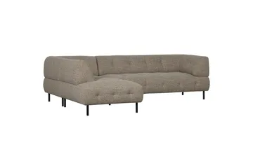 Ranta Soffa med Schäslong 3-sits - Brun - Möbler - Soffa - Divansoffa & schäslongsoffa - 3 sits soffa med divan