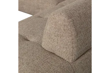 Ranta Soffa med Schäslong 3-sits - Brun - Möbler - Soffa - Divansoffa & schäslongsoffa - 3 sits soffa med divan