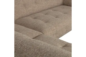 Ranta Soffa med Schäslong 3-sits - Brun - Möbler - Soffa - Divansoffa & schäslongsoffa - 3 sits soffa med divan