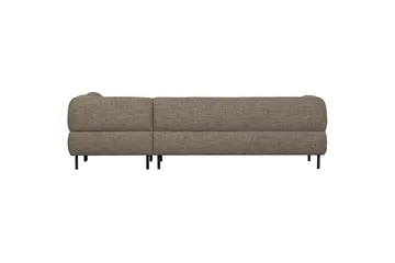 Ranta Soffa med Schäslong 3-sits - Mörkbrun - Möbler - Soffa - Divansoffa & schäslongsoffa - 3 sits soffa med divan