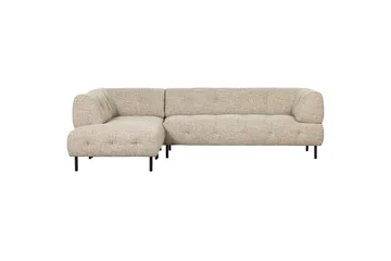 Ranta Soffa med Schäslong 3-sits - Naturmelange - Möbler - Soffa - Divansoffa & schäslongsoffa - 3 sits soffa med divan