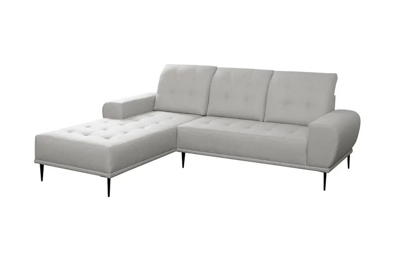 Rapale 3-sits Soffa med Divan Höger med Kuddar - Sammet/Gul - Möbler - Soffa - Divansoffa & schäslongsoffa - 3 sits soffa med divan