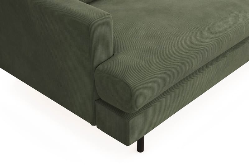 Soffa m. Divan Armunia Compact 3-sits - Grön - 3 sits soffa med divan - Divansoffa & schäslongsoffa