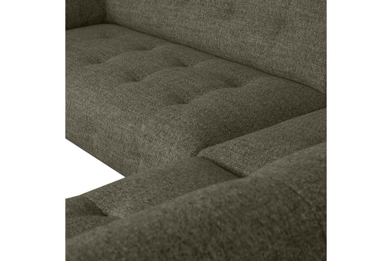 Soffa med Schäslong Kuusirant 3-sits - Grönmelange - Möbler - Soffa - Divansoffa & schäslongsoffa - 3 sits soffa med divan