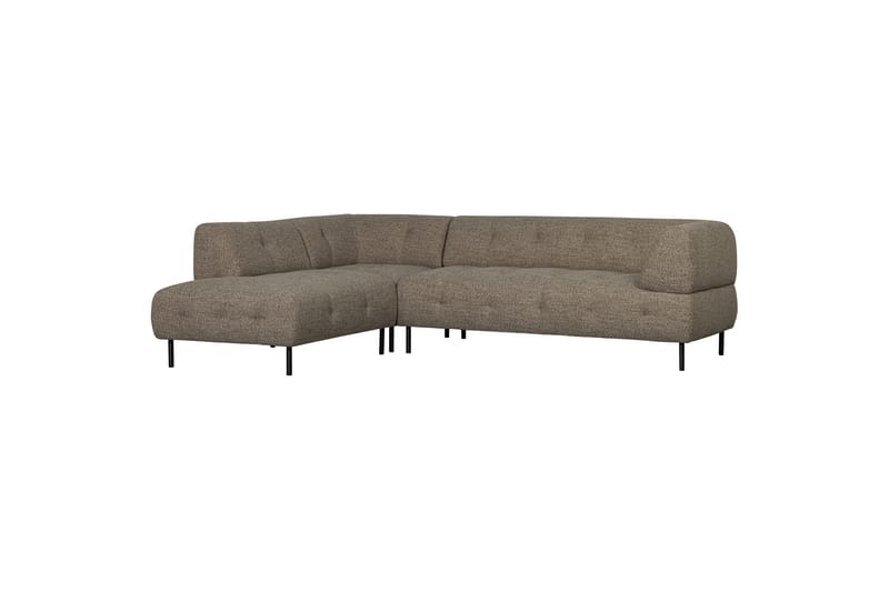 Soffa med Schäslong Kuusirant 3-sits - Mörkbrun - Möbler - Soffa - Divansoffa & schäslongsoffa - 3 sits soffa med divan