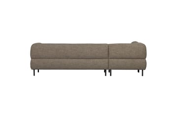 Soffa med Schäslong Kuusirant 3-sits - Mörkbrun - Möbler - Soffa - Divansoffa & schäslongsoffa - 3 sits soffa med divan