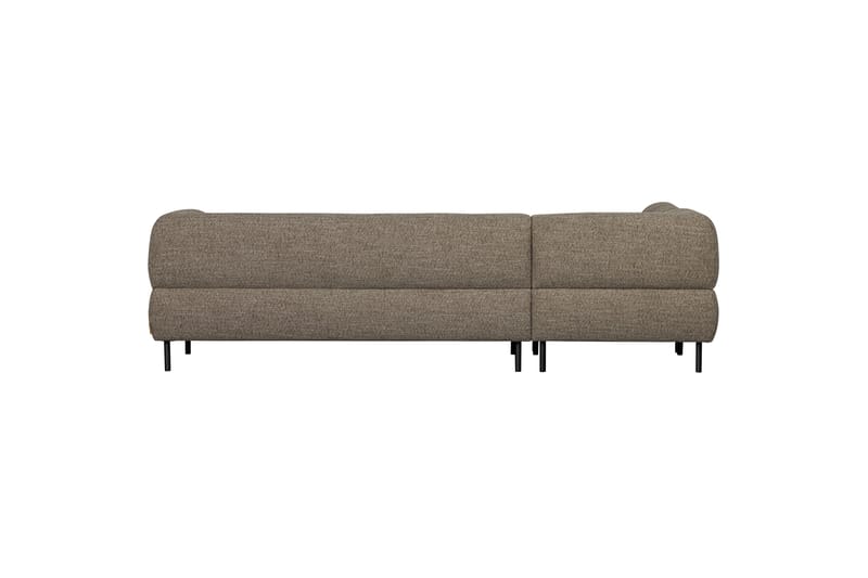 Soffa med Schäslong Kuusirant 3-sits - Mörkbrun - 3 sits soffa med divan - Divansoffa & schäslongsoffa