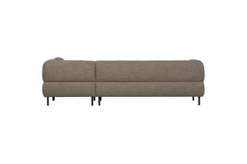 Soffa med Schäslong Kuusirant 3-sits - Mörkbrun - Möbler - Soffa - Divansoffa & schäslongsoffa - 3 sits soffa med divan