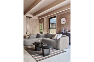 Soffa med Schäslong Mooli 3-sits - Grå - Möbler - Soffa - Divansoffa & schäslongsoffa - 3 sits soffa med divan