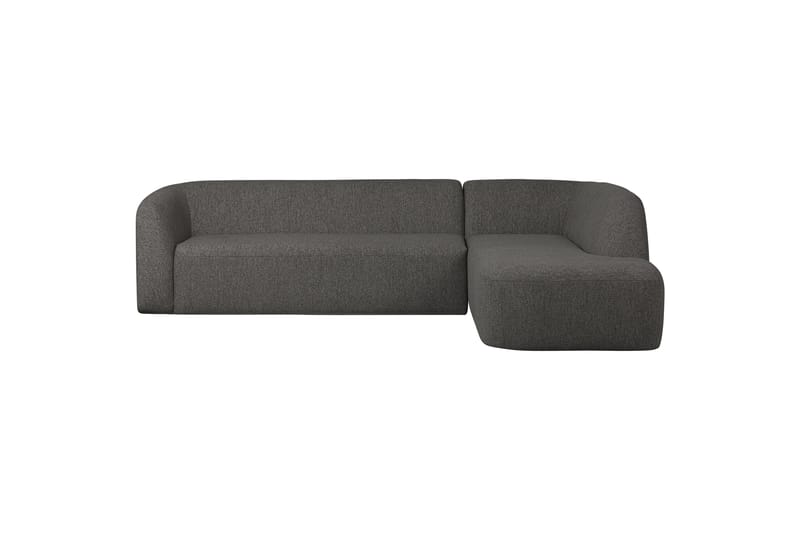 Soffa med Schäslong Mooli 3-sits - Grå/Svart - Möbler - Soffa - Divansoffa & schäslongsoffa - 3 sits soffa med divan
