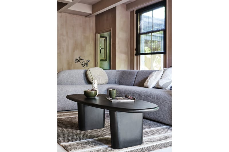 Soffa med Schäslong Mooli 3-sits - Ljusbrun - Möbler - Soffa - Divansoffa & schäslongsoffa - 3 sits soffa med divan