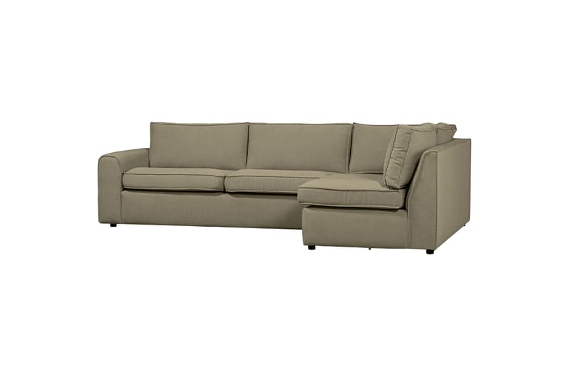 Soffa med Schäslong Vinal 3-sits - Ljusgrön - Möbler - Soffa - Divansoffa & schäslongsoffa - 3 sits soffa med divan
