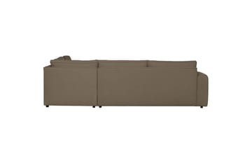 Soffa med Schäslong Vinal 3-sits - Mörk Sand - Möbler - Soffa - Divansoffa & schäslongsoffa - 3 sits soffa med divan
