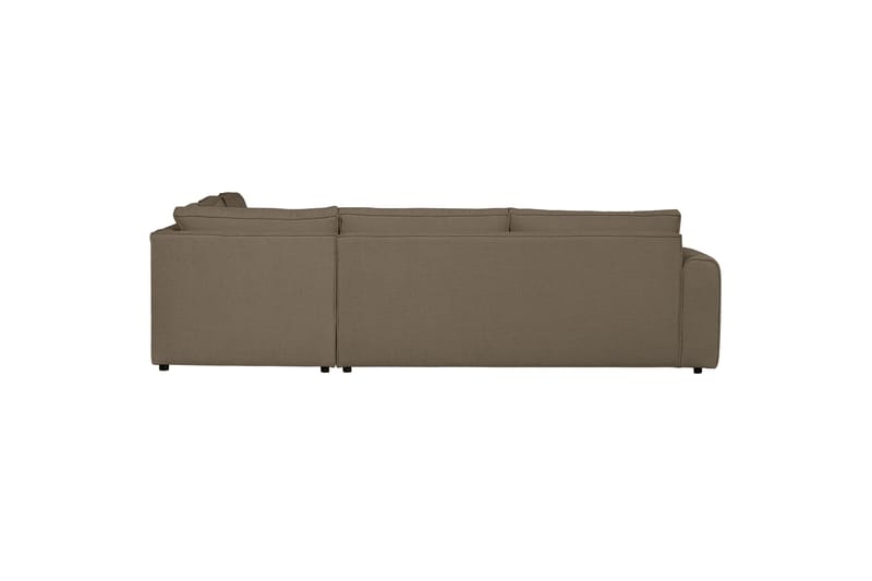 Soffa med Schäslong Vinal 3-sits - Mörk Sand - Möbler - Soffa - Divansoffa & schäslongsoffa - 3 sits soffa med divan