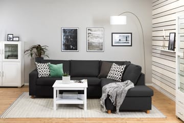 Soffa Nevada 2,5-sits med Schäslong Höger - Antracit - Möbler - Soffa - Divansoffa & schäslongsoffa - 3 sits soffa med divan