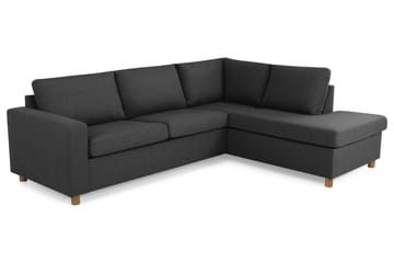 Soffa Nevada 2,5-sits med Schäslong Höger - Antracit - Möbler - Soffa - Divansoffa & schäslongsoffa - 3 sits soffa med divan