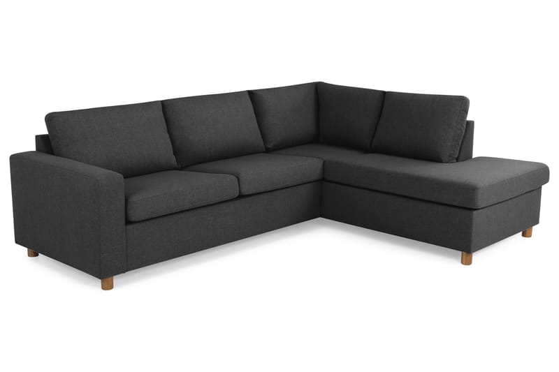 Soffa Nevada 2,5-sits med Schäslong Höger - Antracit - Möbler - Soffa - Divansoffa & schäslongsoffa - 3 sits soffa med divan