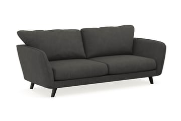 Trend Lyx 3-sits Manchestersoffa - Mörkgrå - Möbler - Soffa - Divansoffa & schäslongsoffa - 3 sits soffa med divan
