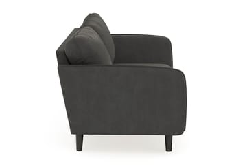 Trend Lyx 3-sits Manchestersoffa - Mörkgrå - Möbler - Soffa - Divansoffa & schäslongsoffa - 3 sits soffa med divan