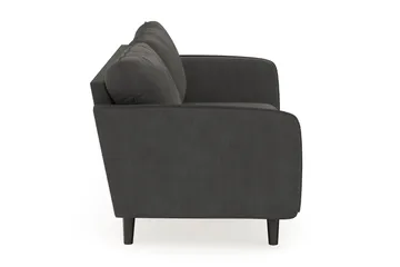 Trend Lyx 3-sits Manchestersoffa - Mörkgrå - Möbler - Soffa - 3 sits soffa
