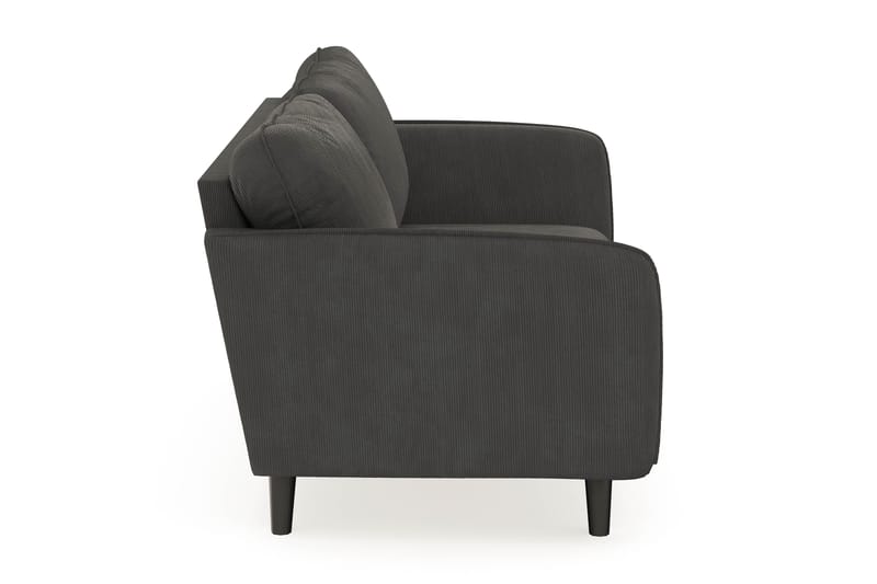 Trend Lyx 3-sits Manchestersoffa - Mörkgrå - Möbler - Soffa - 3 sits soffa