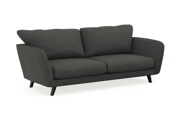Trend Lyx 3-sits Manchestersoffa - Mörkgrå - Möbler - Soffa - 3 sits soffa