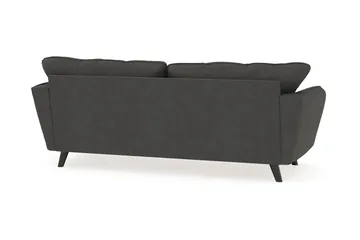 Trend Lyx 3-sits Manchestersoffa - Mörkgrå - Möbler - Soffa - 3 sits soffa
