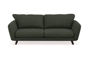 Trend Lyx 3-sits Manchestersoffa - Mörkgrön - Möbler - Soffa - 3 sits soffa