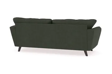 Trend Lyx 3-sits Manchestersoffa - Mörkgrön - Möbler - Soffa - 3 sits soffa