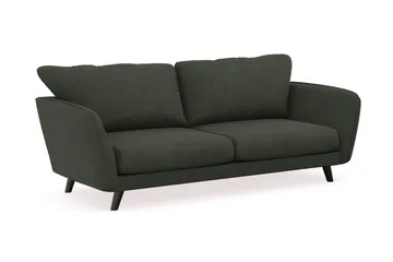 Trend Lyx 3-sits Manchestersoffa - Mörkgrön - Möbler - Soffa - 3 sits soffa