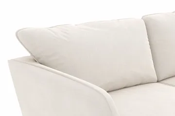 Trend Lyx 3-sits Sammetssoffa - Krämvit - Möbler - Soffa - 3 sits soffa