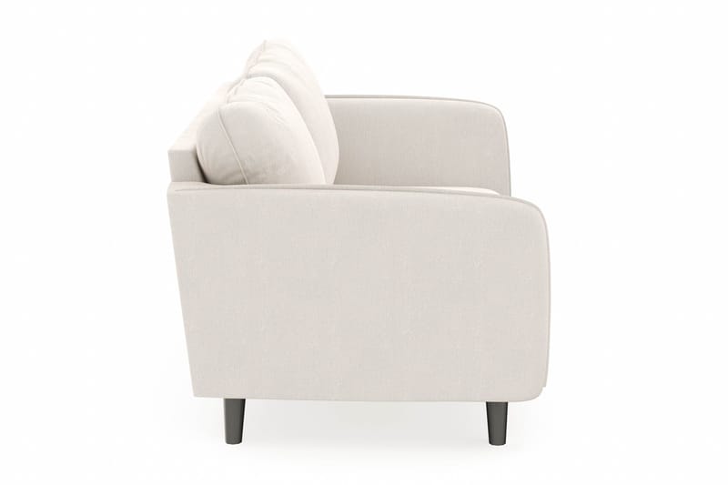 Trend Lyx 3-sits Sammetssoffa - Krämvit - Möbler - Soffa - 3 sits soffa