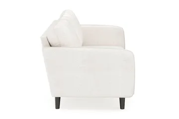 Trend Lyx 3-sits Soffa i Bouclé - Vit - Möbler - Soffa - 3 sits soffa