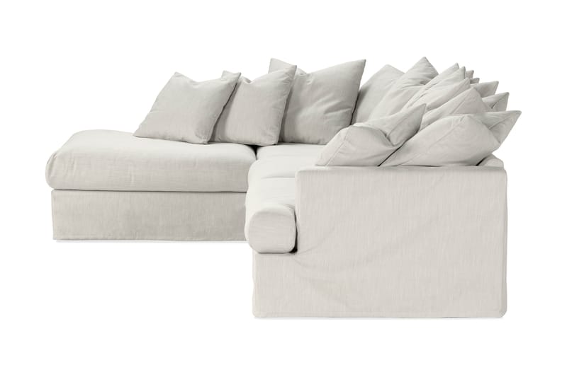 3-sits Soffa med Schäslong Armunia Vänster Tvättbar & avtagbar klädsel - Beige - 4 sits soffa med divan - Divansoffa & schäslongsoffa