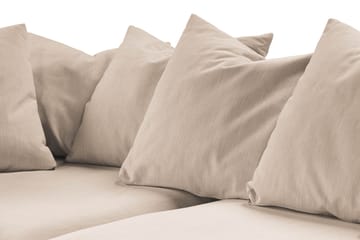 3-sits Soffa med Schäslong Menard Vänster Tvättbar & avtagbar klädsel - Beige - Möbler - Soffa - Divansoffa & schäslongsoffa - 4 sits soffa med divan