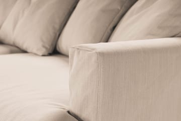 3-sits Soffa med Schäslong Menard Vänster Tvättbar & avtagbar klädsel - Beige - Möbler - Soffa - Divansoffa & schäslongsoffa - 4 sits soffa med divan