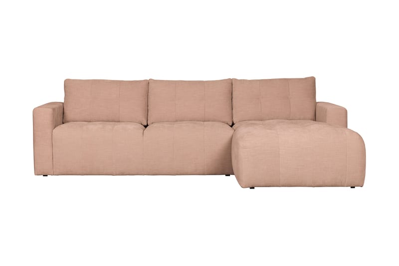 3-Sits Soffa Neukir Höger - Rosa - Möbler - Soffa - Divansoffa & schäslongsoffa - 3 sits soffa med divan