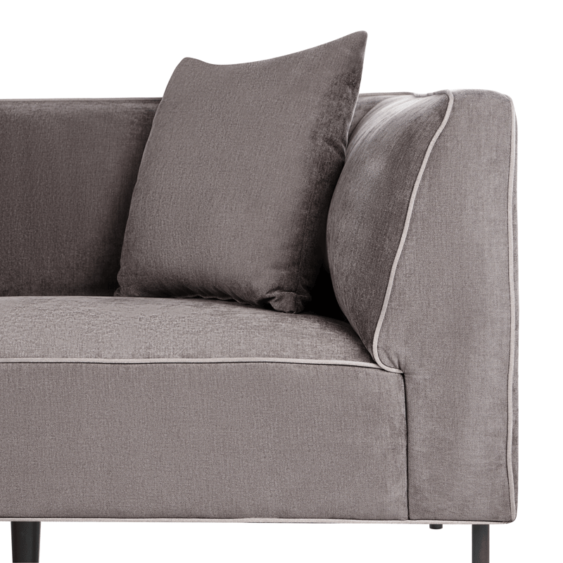 3-sits soffa Sater Högervänd - Taupe - Möbler - Soffa - Divansoffa & schäslongsoffa - 3 sits soffa med divan