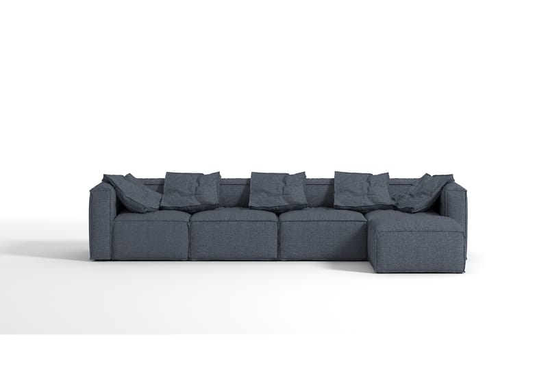 4-sits Divansoffa Trianta - Mörkgrå - 4 sits soffa med divan - Divansoffa & schäslongsoffa