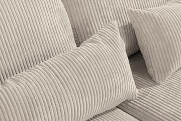 2,5-sits L-Soffa Haga Manchester - Beige - Möbler - Soffa - Divansoffa & schäslongsoffa - 4 sits soffa med divan