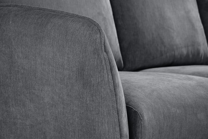 3-sits Divansoffa Colt Lyx Höger - Mörkgrå - 4 sits soffa med divan - Divansoffa & schäslongsoffa