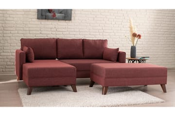 Bäddsoffa Burundi 2-sits - Röd - Möbler - Soffa - Bäddsoffa - Hörnbäddsoffa