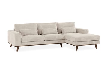 Copenhagen 4-sits Högervänd L-formad Divansoffa i Manchester - Beige - Möbler - Soffa - Divansoffa & schäslongsoffa - 4 sits soffa med divan